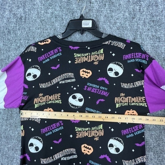 Nightmare Before Christmas Pajama Top Womens S Disney Cozycore Sleepwear - Picture 8 of 11